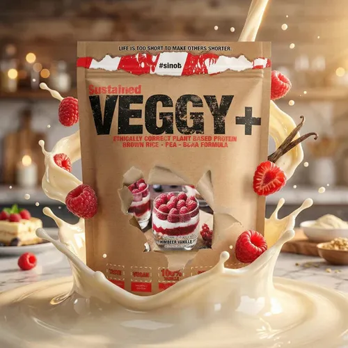 Sinob VEGGY + VEGAN PROTEIN 900G Vanille Himbeere