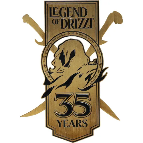 Dungeons & Dragons Limited Edition Legend of Drizzt 35th Anniversary Ingot - Filme, feiere das 35-jährige Jubiläum mit diesem limitierten Ingot, nummeriert und mit einem Präsentationsstand für Sammler.