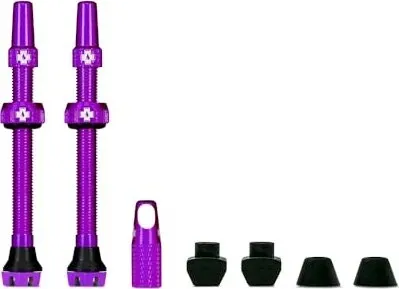 Muc-Off Tubeless Ventile V2 SV 60 mm - Kleinteile für Tubeless-Systeme, optimierte Dichtfähigkeit und einfache Installation für ein sorgenfreies Fahrerlebnis.