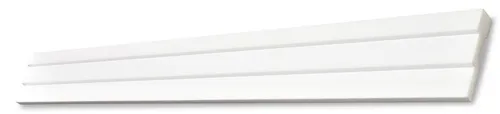 Decosa Zierleiste Decosa Deckenleiste F60, 60 mm, Länge: 2 m, Kleben, Polystyrol (Styropor), 1-St.