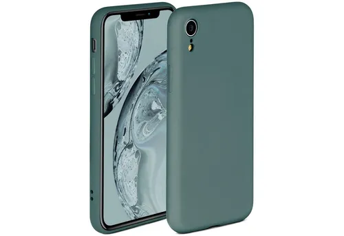 ONEFLOW Handyhülle für iPhone XR Hülle Silikon Soft Case Petrol Grün 6,1 Zoll, Silikonhülle Cover Dünn Handytasche TPU Schutzhülle mit Kameraschutz