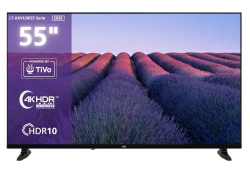 JVC LT-55VU3655 55 Zoll 4K UHD Smart TV mit HDR und Triple-Tuner