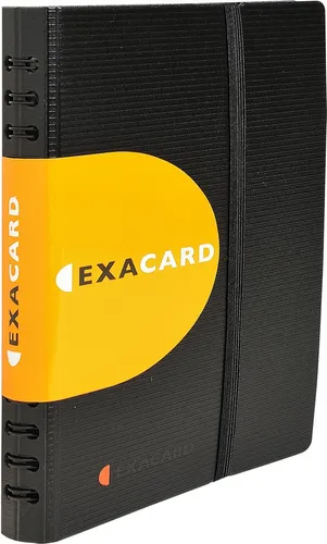 EXACOMPTA Visitenkartenbuch Exacard PP schwarz