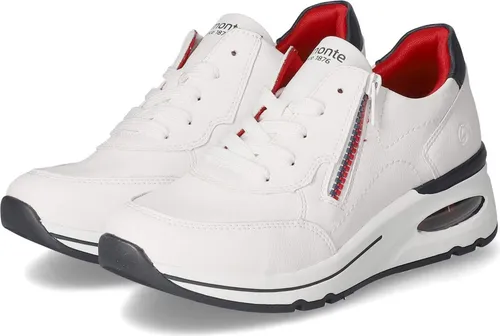 Remonte Damen Low-Top Sneaker D2H00 - Damen-Sneaker mit herausnehmbarer Innensohle und bequemer Plateausohle für perfekten Tragekomfort im Alltag.