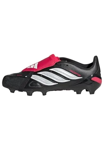 adidas Unisex Kinder Predator League Fußballschuhe für festen Boden, 37 1/3 EU - Robuste Fußballschuhe mit regulärer Passform, ideal für junge Spieler. Schnürsenkel und strapazierfähiges Obermaterial sorgen für optimalen Halt und Komfort.