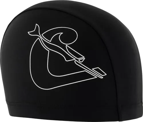 CRESSI TAGO Swim Cap Spandex Black/White in schwarz von Cressi