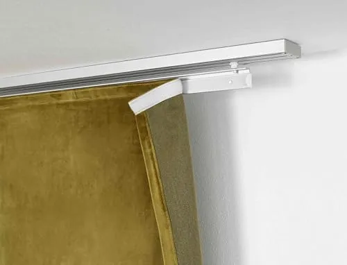 Gardinenbox Paneelwagen »Lugo« für Flächenvorhang 60 cm Weiß incl.Beschwerungsstange Rollen- und X-Gleiter 2024200