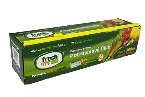 Frischhaltefolie Fresh'n'Roll mit Schneider und Rollenhalter, 30 cm / 300 m (Cling Film mit Cutter Box)