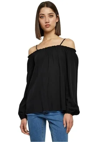 Urban Classics Damen Langarmshirt Cold Shoulder TB2224