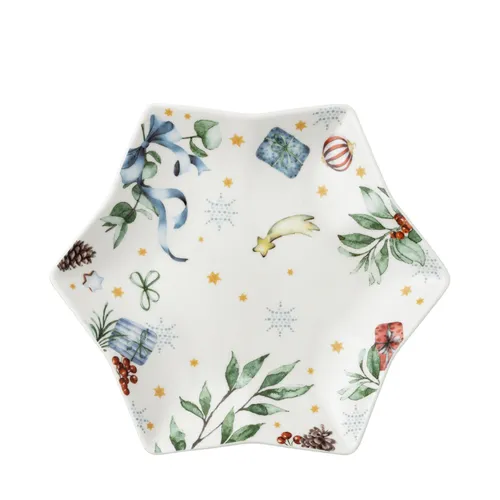Hutschenreuther Sternschale 24 cm - Alle Jahre wieder - Weihnachtsdeko in hochwertiger Ausführung, perfekt für festliche Tischdekoration und als Geschenkidee.