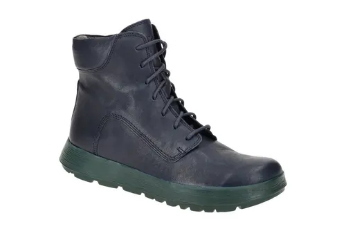 Think! 3-000518-8000 Stiefel - Damen Stiefeletten aus Echtleder, bequem mit herausnehmbarem Fußbett und flachem Absatz - ideal für Wanderungen und den Alltag.