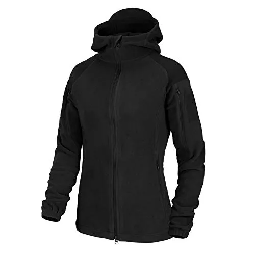 Helikon-Tex Women's CUMULUS Heavy Fleece Jacket - Black - Outdoor Fleecejacken für Damen, ideal für kalte Temperaturen und starken Wind, aus superfeinem Fleece mit hervorragendem Feuchtigkeitsmanagement und vielseitigen Taschen.