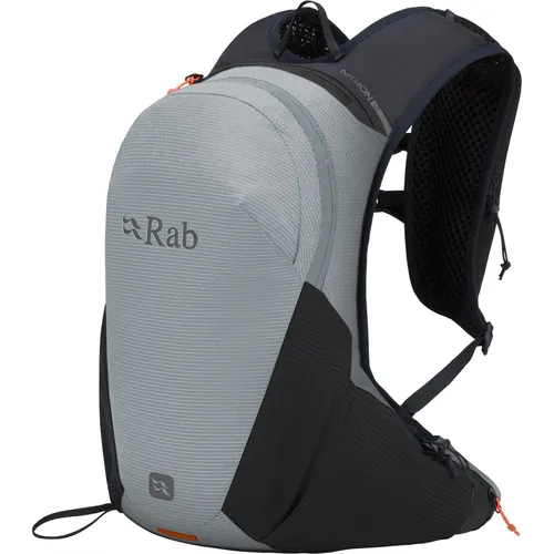 Rab Nitron 12L Rucksack - Hell Grau - Daypack mit 12L Volumen, perfekt für Tagesausflüge und leichtes Gepäck, ideal für aktive Abenteuer.