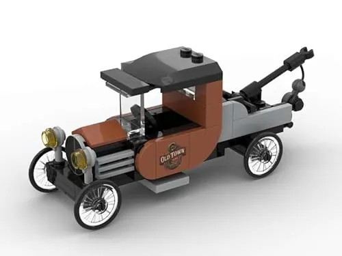 Stone Heap | Tow Truck | Little Classics | 106 Klemmbausteine | Modellbausatz für Oldtimer-Fans & Sammler | Nr. 2 von 4 Sammelserie