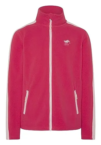 Polo Sylt Fleece-Jacke im Two-Tone-Look