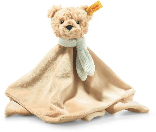 Steiff 242281 Soft Cuddly Friends Jimmy Teddybär Schmusetuch - 26 cm - Stofftier für Babys, waschbar bei 30° C, weich und kuschelig - der perfekte Begleiter für Geborgenheit und Spielspaß!