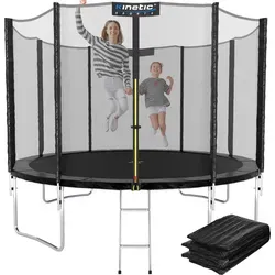 Kinetic Sports Gartentrampolin SALTO PLUS, Ø 244 cm