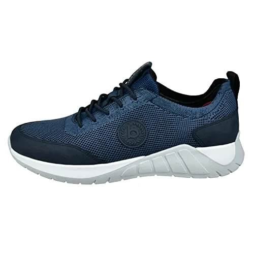 Bugatti Herren Sour Sneaker, 45 Blue - Herren-Sneaker aus hochwertigem Synthetic, ideal für sportliche Aktivitäten und Freizeit mit modernem Design.