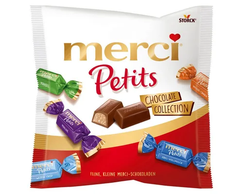 Merci Schokolade, Merci Petits Chocolate Collection Feine kleine merci Schokoladen 125g