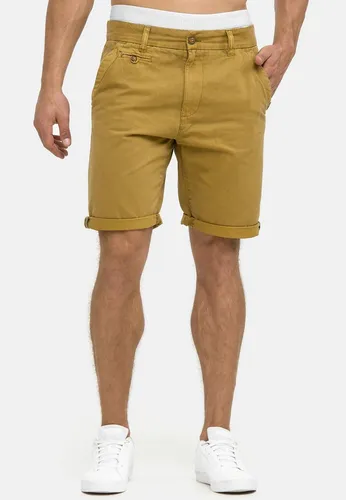 Indicode Chinoshorts Cuba in braun von INDICODE