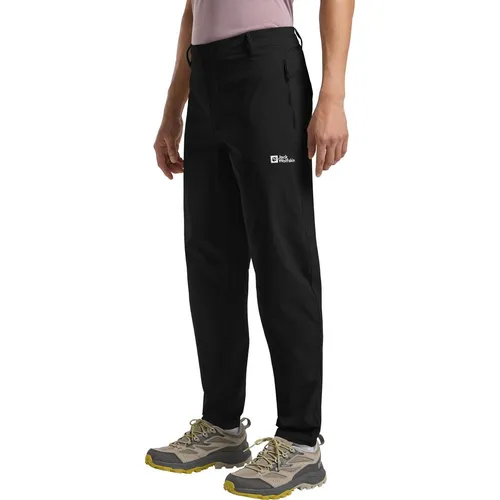 Jack Wolfskin Hikeout Pants M black (6000) 52 Short - Herren Outdoor- und Wanderhosen, atmungsaktive und wind- sowie wasserabweisende Trekkinghose für optimalen Komfort bei wechselhaften Wetterbedingungen.