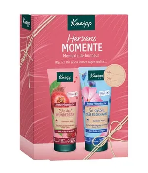 Kneipp Geschenkset Herzensmomente Körperpflegeset - Körperpflegeset mit zwei pflegenden Aroma-Pflegeduschen, ideal für besondere Anlässe wie Valentinstag oder Muttertag. 98% biologisch abbaubare Inhaltsstoffe für ein gutes Gewissen.