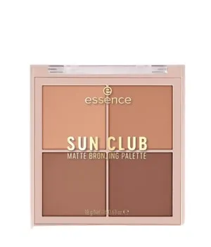 essence Sun Club Bronzer mit Matt-Effekt – Better Than Vacation Tan 18 g - Der essence Sun Club Bronzer (18 g) sorgt für eine natürliche Bräune und definiert Ihre Gesichtszüge. Ideal für einen strahlenden Teint, auch ohne Sonnenbad. Perfekt zum Konturieren und für einen matten Look.