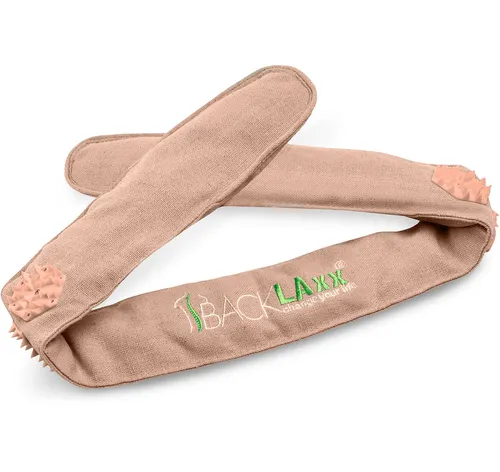 BACKLAXX ® Akupressur Stirnband - Effektive Linderung von Migräne und Kopfschmerzen - Akupressur-Kopfband zur Entspannung, lindert effektiv Kopfschmerzen und fördert die Durchblutung. Verstellbar, nachhaltig und inklusive umfangreichem Set mit Videokurs und Hörbuch.
