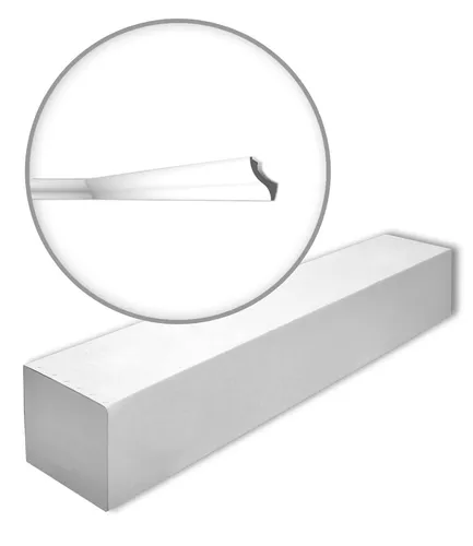 NOËL & MARQUET NMC IL13-box Deckenleiste 30 m Set - Elegante Eckleisten aus robustem HDPS-Material, ideal für stilvolle Innenräume. Leicht zu verarbeiten und perfekt für indirekte Beleuchtung geeignet.