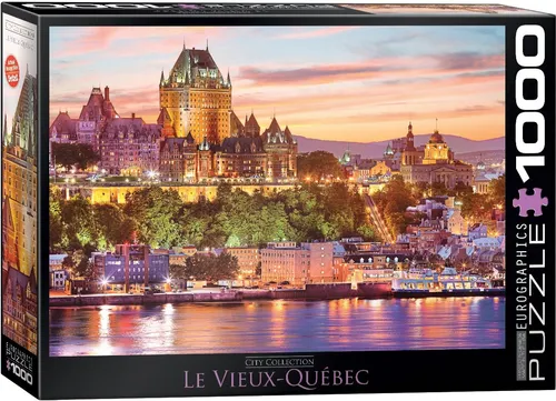 EUROGRAPHICS PUZZLE STADT VON QUEBEC 1000 TEILE