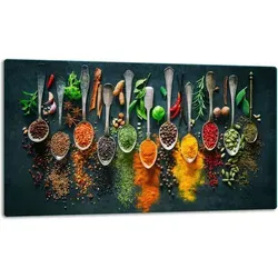 Gewrura Glassplattenschneidebrett 52x30 cm in grau von OEM