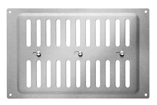Upmann Schiebegitter Edelstahl 260 x 240 mm Lüftuntungsgitter