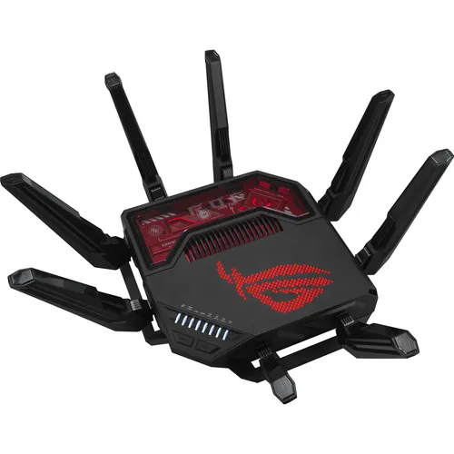 ASUS ROG Rapture GT-BE19000 - Tri-Band WiFi 7 Gaming Router, ultrahohe Geschwindigkeit für optimales Gaming-Erlebnis