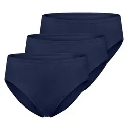 Schiesser Slip Essentials (3-St) Unterhose, Basic Slip in Blau, Größe 46 - Bequeme Basic Slips in Unifarben, ideal für den Alltag. Hochwertige Baumwolle sorgt für angenehmen Tragekomfort. Pflegeleicht bei 40 Grad Maschinenwäsche.