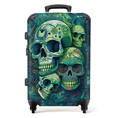 NoBoringSuitcases.com® Handgepäck, Hartschalenkoffer mit TSA Schloss - Koffer, ultraleicht mit nur 3,35 kg, ideal für Flugreisen. Sicherheits-TSA Schloss und praktische Organizerfächer für optimale Reiseorganisation.