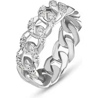 JETTE Damenring GLITTER CHAIN 88335899 aus 925er Silber von JETTE