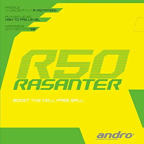 ANDRO Belag Rasanter R 50, schwarz, 2,0 mm