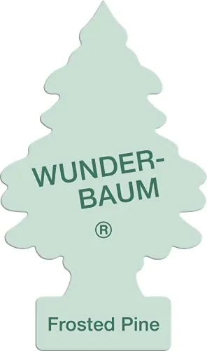 WUNDER-BAUM Auto-Lufterfrischer I Anhänger für langanhaltenden Duft im Auto oder zu Hause I Frosted Pine , 1 Stück