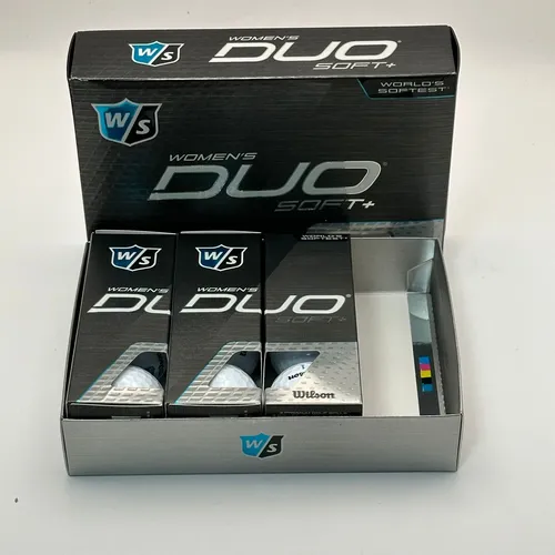 WILSON STAFF DUO SOFT GOLFBÄLLE - 9ER PACK NEU