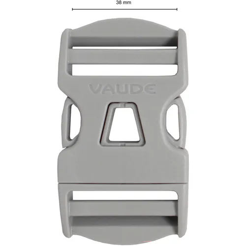 Vaude Steckschnalle 38mm Dual Adjust (Größe ONE SIZE, grau)