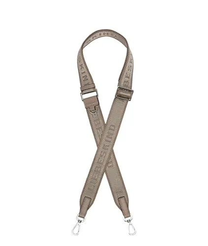LIEBESKIND Berlin Webbing Strap 3,2cm – Stilvoller Accessoire - Eleganter Webbing Strap in neutral grey, ideal zur individuellen Gestaltung Ihrer Handtasche. Hochwertige Verarbeitung für einen modernen Look.