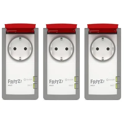 FRITZ!DECT 302 Sparpack, Heizungsthermostat weiß, 3er Pack