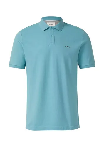 s.Oliver Poloshirt Big Size – Stilvolles Design mit Logo in türkis von s.Oliver