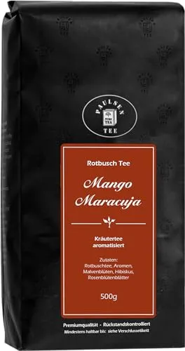 Mango-Maracuja 500g, Paulsen Tee Rotbuschtee, rückstandskontrolliert