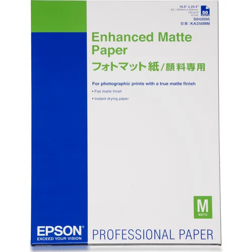 Epson Enhanced Matte Papier (192 g/m², A2, 50 x) (S042095) von Epson