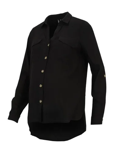 Vero Moda Maternity Langarmbluse VMMBumpy (1-tlg) Falten