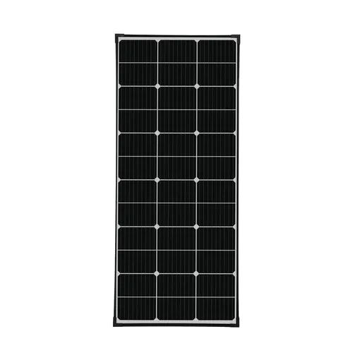 enjoy solar® Solarpanel 130W monokristallin mit schwarzem Rahmen