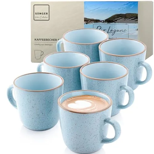 Sänger Rio Lagune Kaffeebecher Set 6-teilig in türkis von Sänger