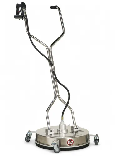 DeTec Flächenreiniger 20 Zoll - 52cm für Hochdruckreiniger - Profi Oberflächenreiniger mit Handgriff, ideal für große Flächen und effiziente Reinigung, Gewicht: 13200 g, Farbe: Silber.