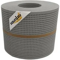 zaun|zu® Sichtschutz PP Premium Gelocht 30 Prozent Steifen Steingrau 26m - Gartenzäune: Premium Sichtschutzstreifen mit 30 % Lochmuster, modernes Design und einfache Montage ohne Clips für eleganten Sichtschutz und Belüftung.